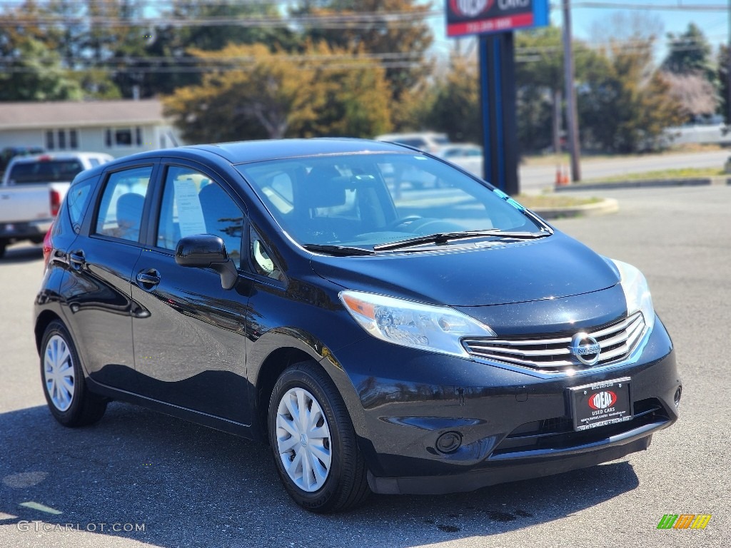 2014 Versa Note SV - Super Black / Charcoal photo #2
