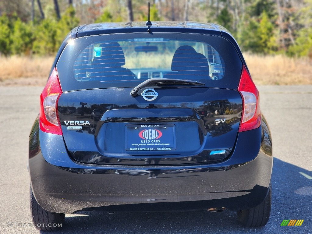 2014 Versa Note SV - Super Black / Charcoal photo #4