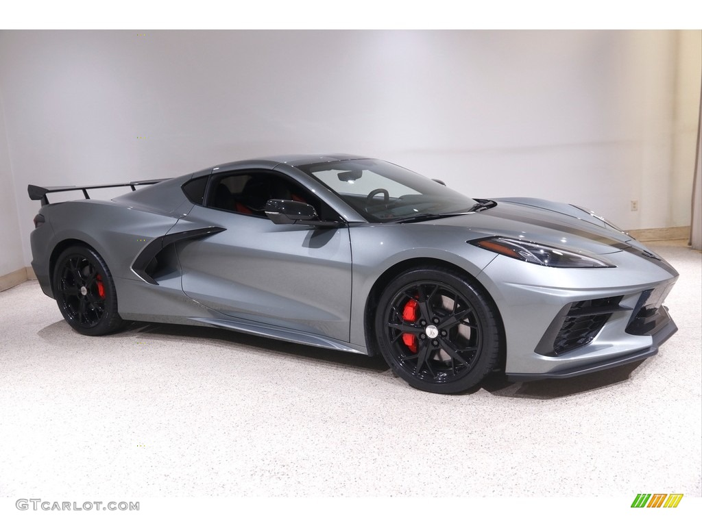 Hypersonic Gray Metallic 2022 Chevrolet Corvette Stingray Coupe Exterior Photo #145854097