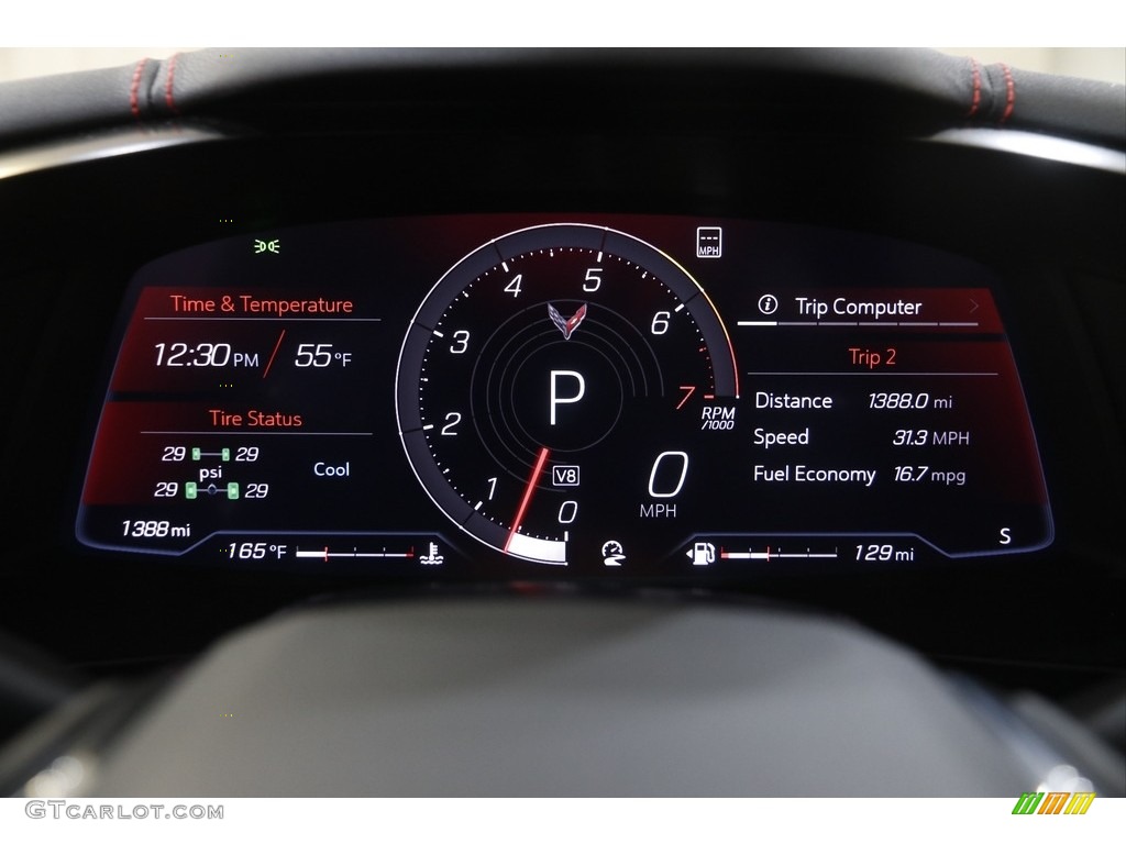 2022 Chevrolet Corvette Stingray Coupe Gauges Photo #145854309