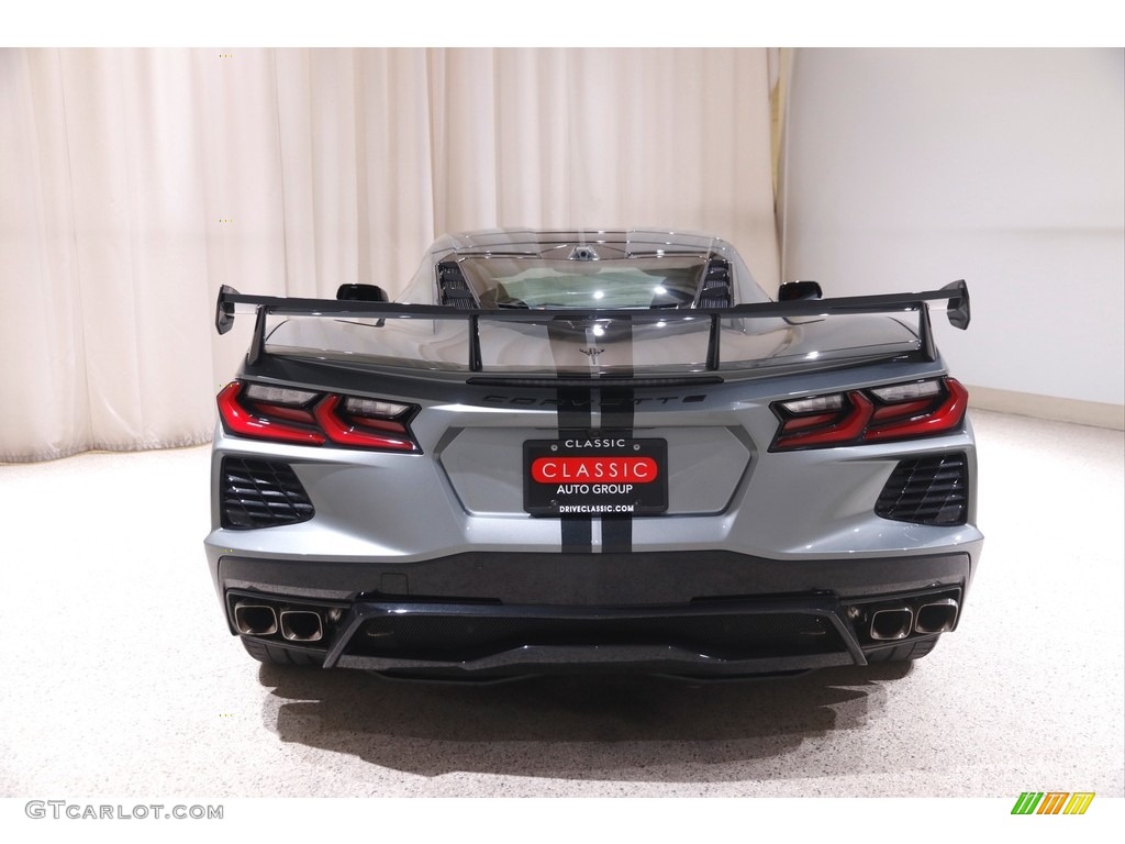 2022 Corvette Stingray Coupe - Hypersonic Gray Metallic / Adrenalin Red photo #24