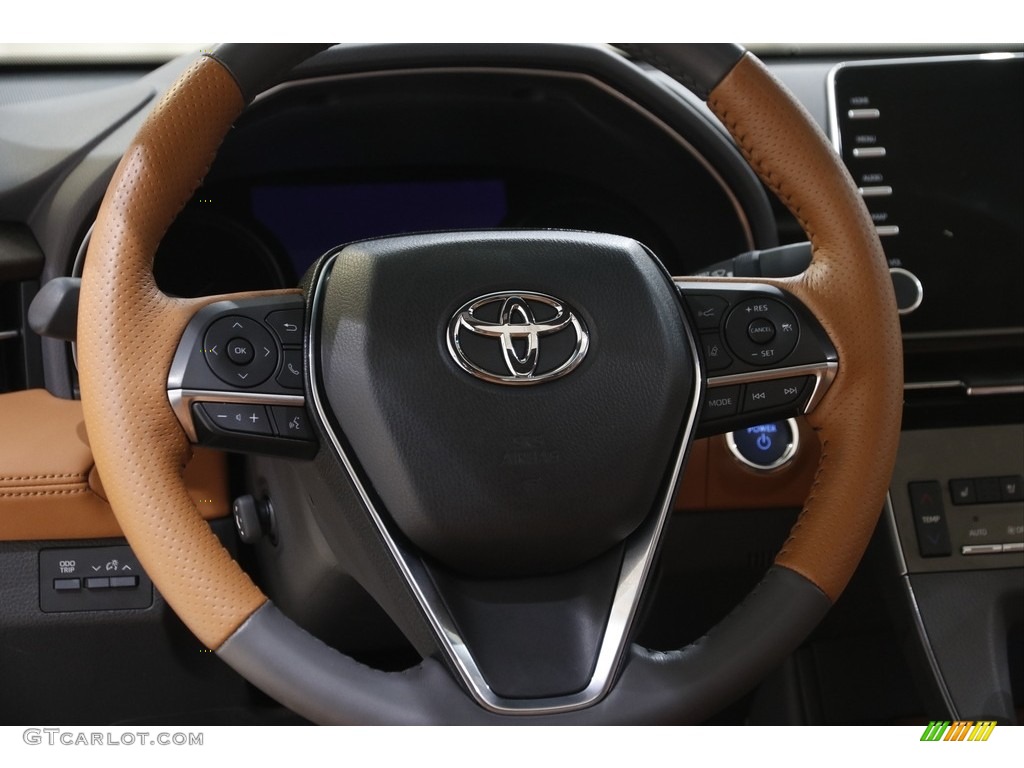 2020 Toyota Avalon Hybrid Limited Cognac Steering Wheel Photo #145854766