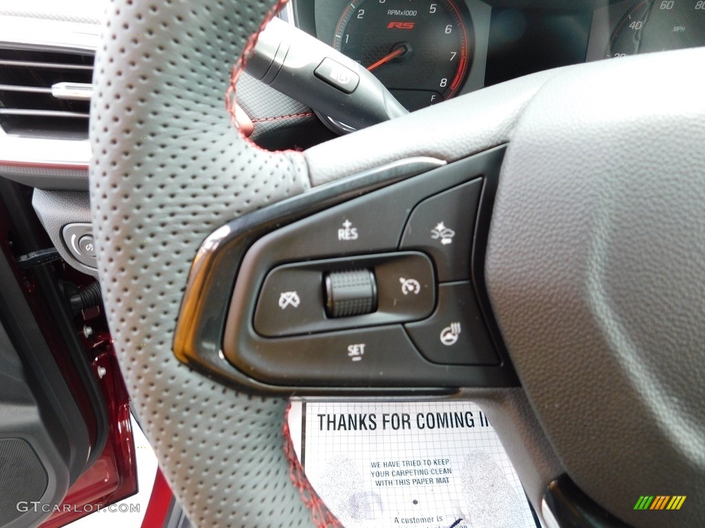 2023 Chevrolet TrailBlazer RS Jet Black Steering Wheel Photo #145855054
