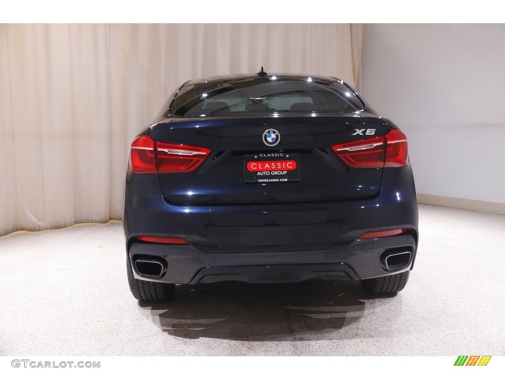 2017 X6 xDrive35i - Carbon Black Metallic / Ivory White/Black photo #21