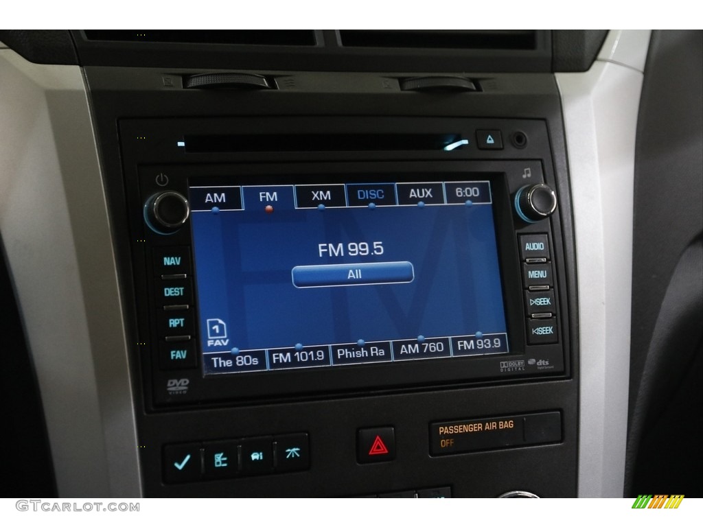 2012 Traverse LT AWD - Black Granite Metallic / Ebony photo #10