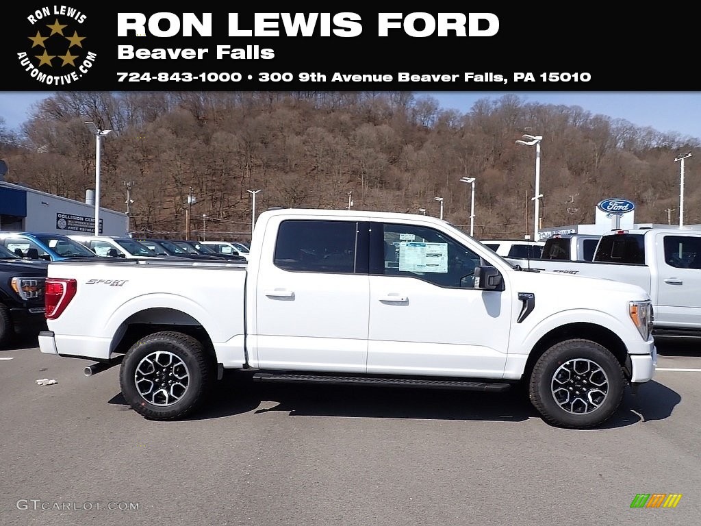 2023 F150 XLT SuperCrew 4x4 - Oxford White / Black photo #1