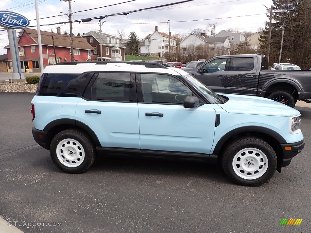 Robins Egg Blue 2023 Ford Bronco Sport Heritage Limited 4x4 Exterior Photo #145855768