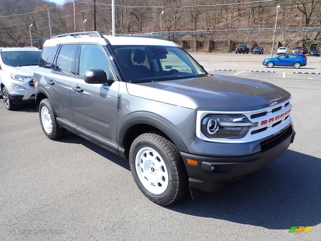 Carbonized Gray Metallic 2023 Ford Bronco Sport Heritage Limited 4x4 Exterior Photo #145855984