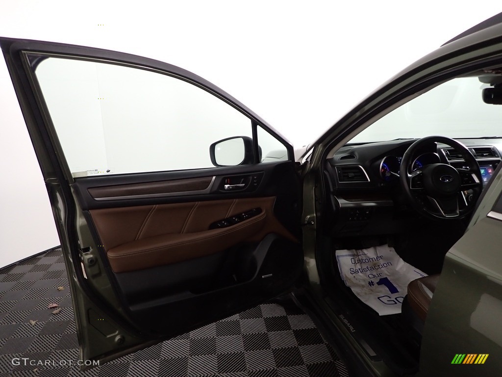 2018 Outback 2.5i Touring - Wilderness Green Metallic / Java Brown photo #14