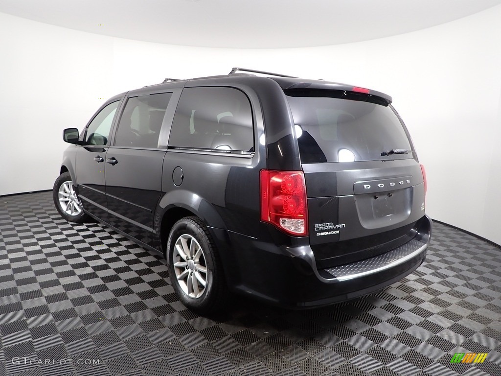 2016 Grand Caravan SXT - Brilliant Black Crystal Pearl / Black/Light Graystone photo #4