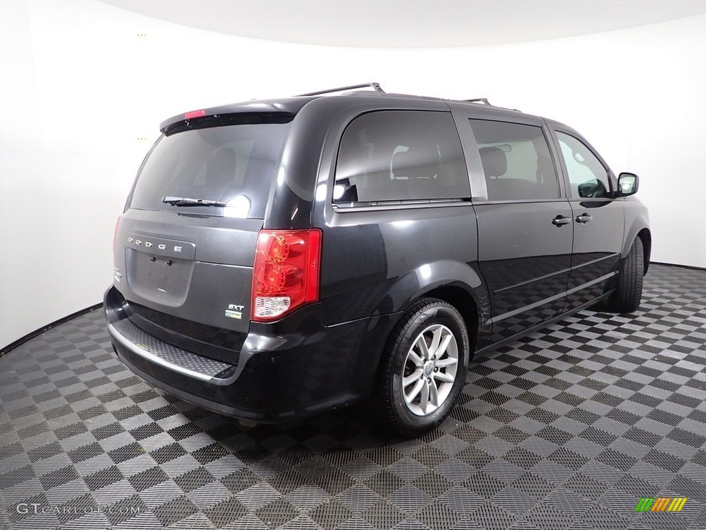 2016 Grand Caravan SXT - Brilliant Black Crystal Pearl / Black/Light Graystone photo #8