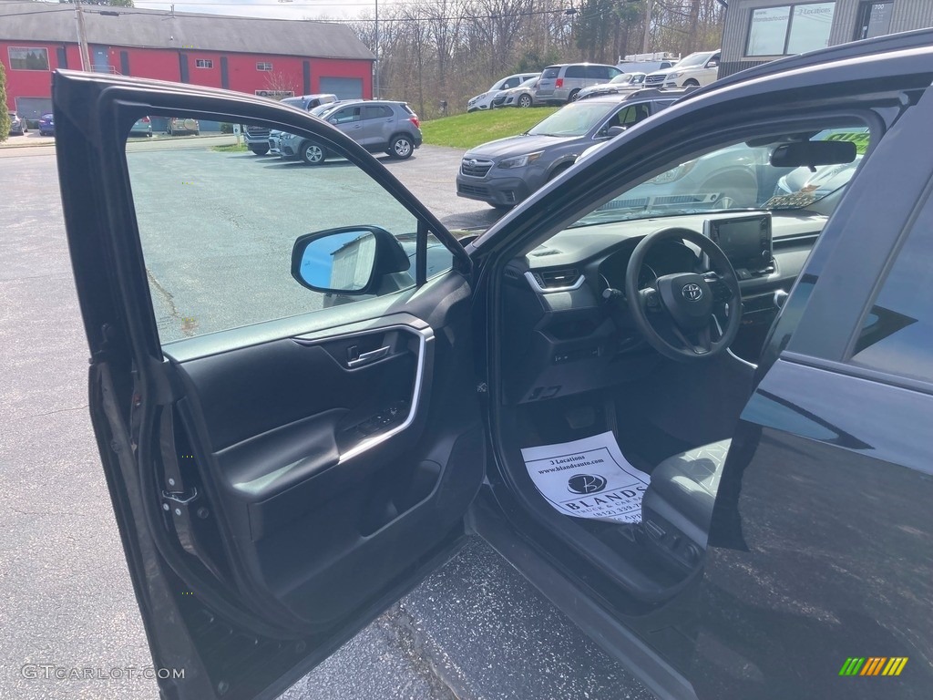 2021 RAV4 XLE AWD Hybrid - Midnight Black Metallic / Black photo #8