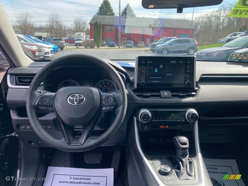 2021 RAV4 XLE AWD Hybrid - Midnight Black Metallic / Black photo #20