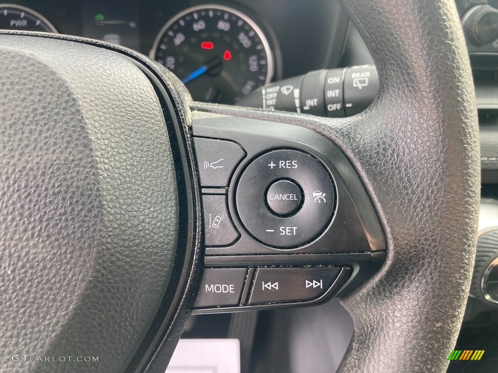 2021 RAV4 XLE AWD Hybrid - Midnight Black Metallic / Black photo #25