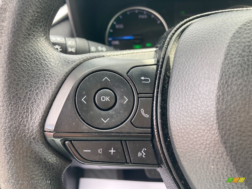 2021 RAV4 XLE AWD Hybrid - Midnight Black Metallic / Black photo #26