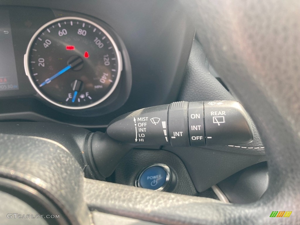 2021 RAV4 XLE AWD Hybrid - Midnight Black Metallic / Black photo #28