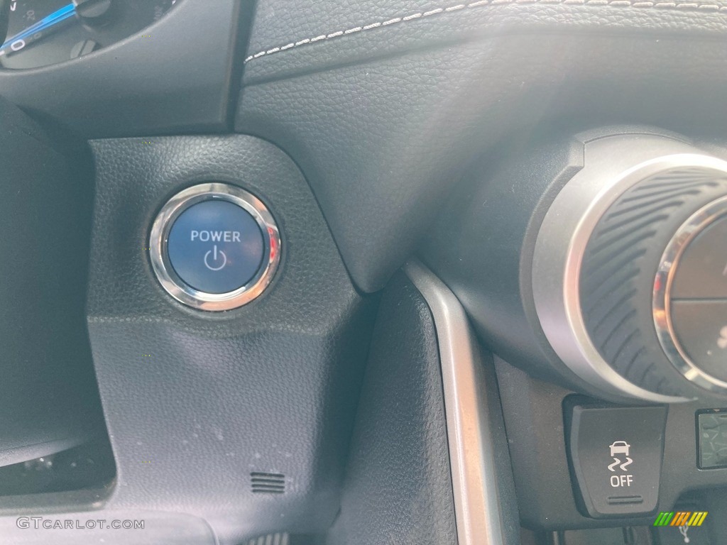 2021 RAV4 XLE AWD Hybrid - Midnight Black Metallic / Black photo #29