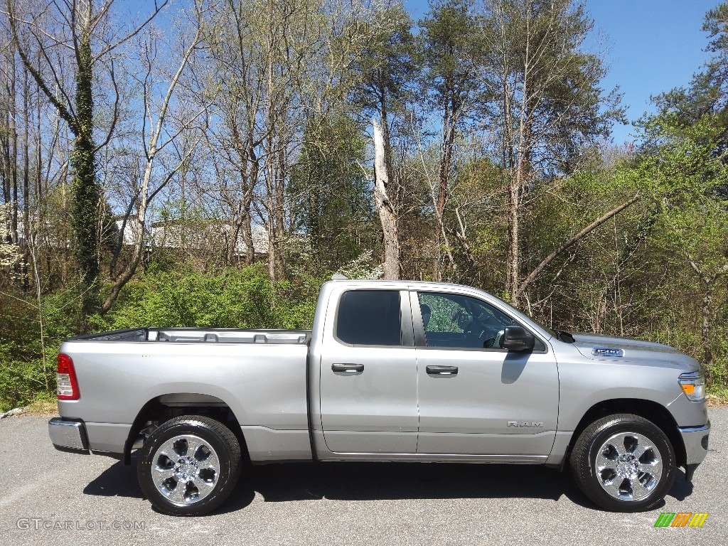 Billet Silver Metallic 2023 Ram 1500 Big Horn Quad Cab 4x4 Exterior Photo #145857532