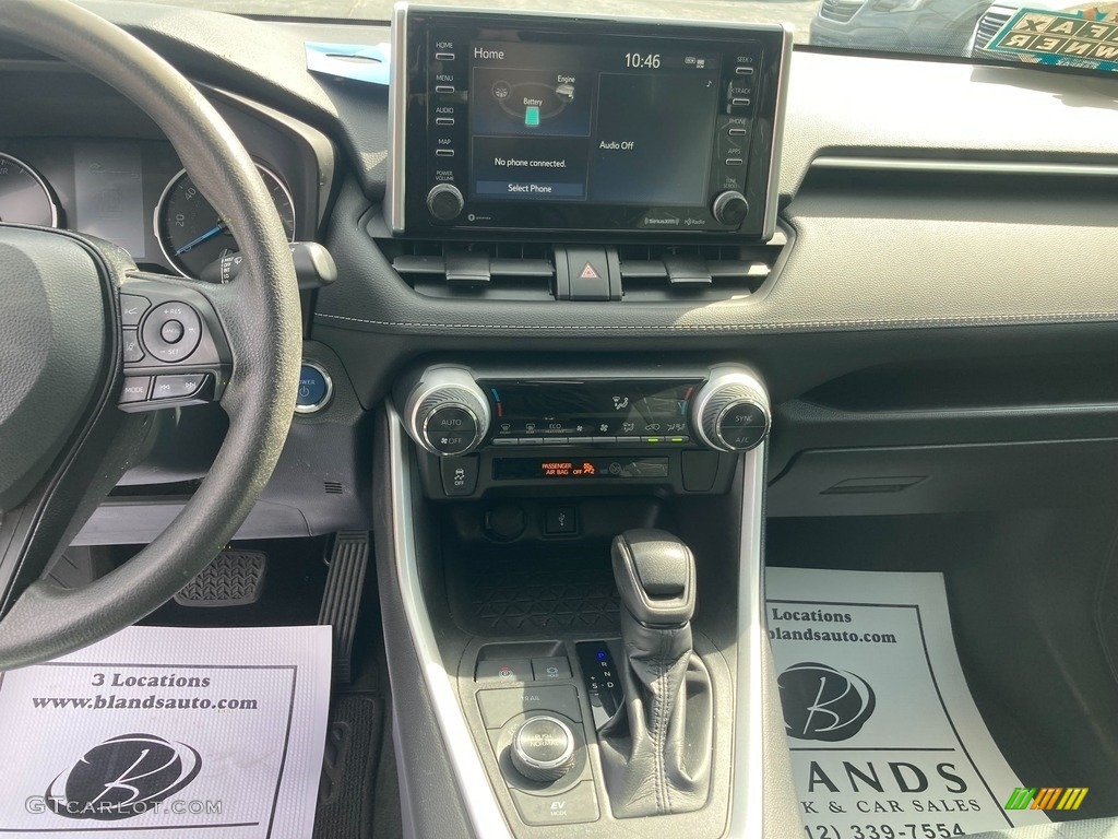 2021 RAV4 XLE AWD Hybrid - Midnight Black Metallic / Black photo #31