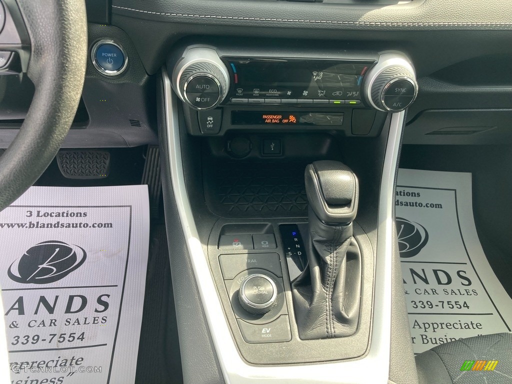 2021 RAV4 XLE AWD Hybrid - Midnight Black Metallic / Black photo #32