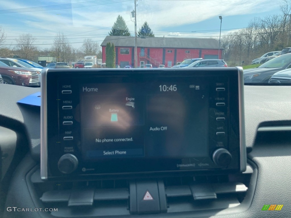 2021 RAV4 XLE AWD Hybrid - Midnight Black Metallic / Black photo #33