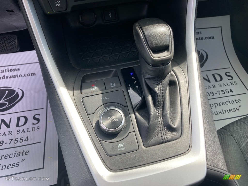 2021 RAV4 XLE AWD Hybrid - Midnight Black Metallic / Black photo #39