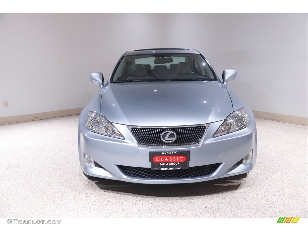 2008 IS 250 AWD - Breakwater Blue Metallic / Sterling Gray photo #2