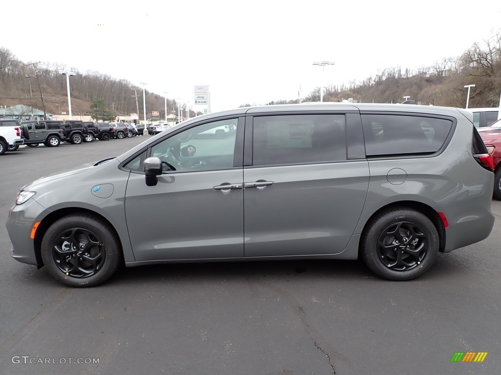 Ceramic Gray 2023 Chrysler Pacifica Hybrid Touring L Exterior Photo #145858354