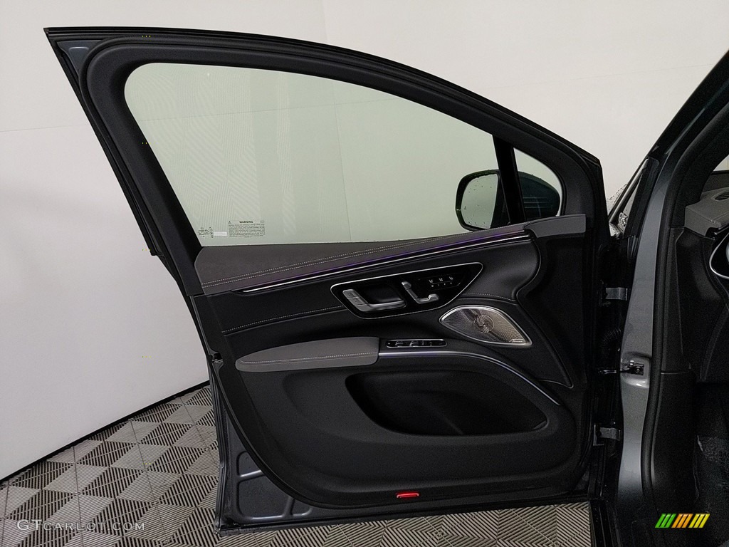 2023 Mercedes-Benz EQS 580 4Matic SUV AMG Line Black/Space Gray Door Panel Photo #145859173