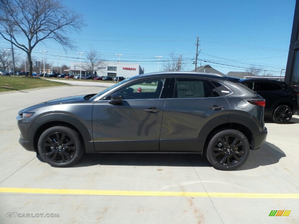 2023 CX-30 Turbo Premium AWD - Machine Gray Metallic / Black photo #6