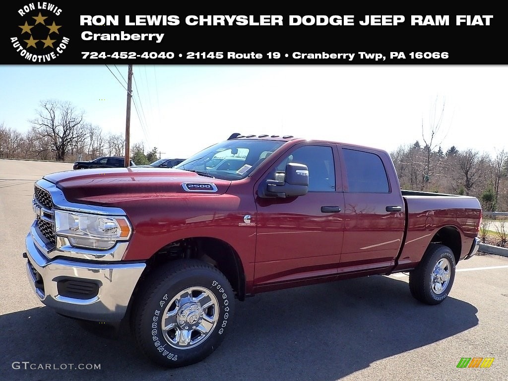 2023 2500 Tradesman Crew Cab 4x4 - Delmonico Red Pearl / Black photo #1