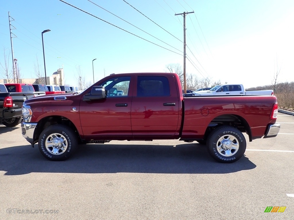 2023 2500 Tradesman Crew Cab 4x4 - Delmonico Red Pearl / Black photo #2