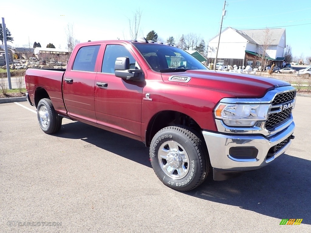 2023 2500 Tradesman Crew Cab 4x4 - Delmonico Red Pearl / Black photo #7