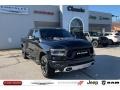 2021 Diamond Black Crystal Pearl Ram 1500 Rebel Crew Cab 4x4  photo #1