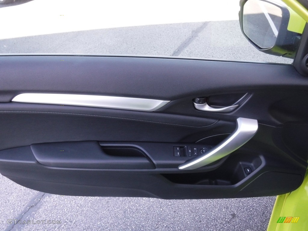 2019 Honda Civic Touring Coupe Black Door Panel Photo #145860751
