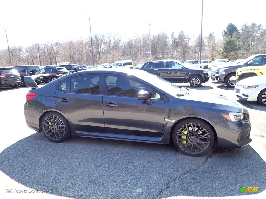 2019 WRX STI Limited - Dark Gray Metallic / Black Ultrasuede/Carbon Black photo #3