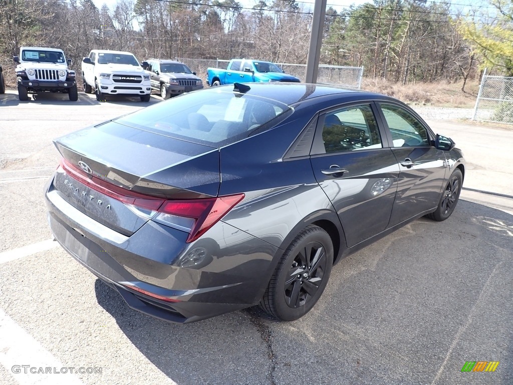 2021 Elantra SEL - Portofino Gray / Black photo #4