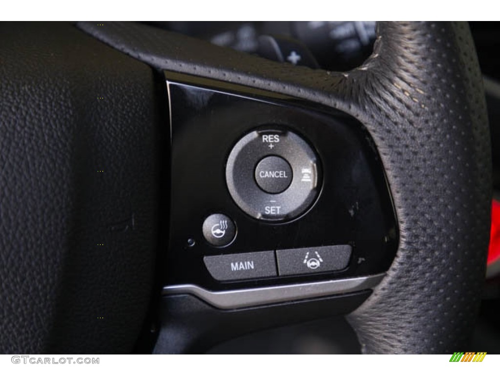 2022 Honda Passport Elite AWD Black Steering Wheel Photo #145861708