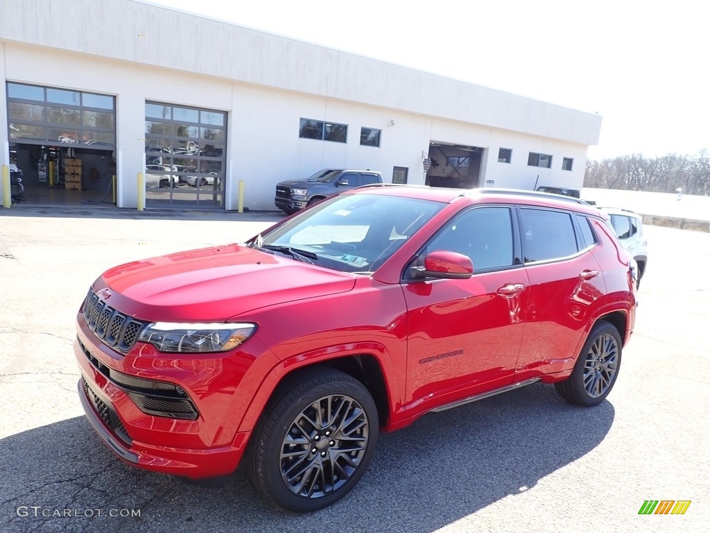 Redline Pearl 2023 Jeep Compass Limited (Red) Edition 4x4 Exterior Photo #145863670