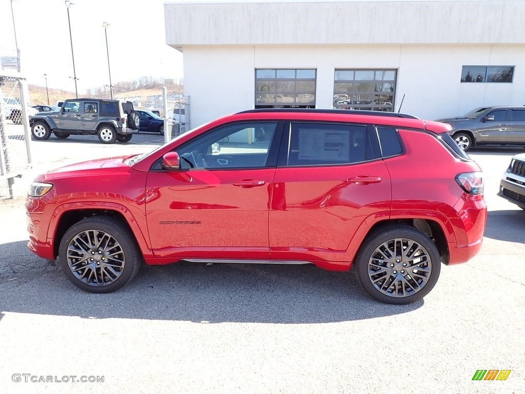Redline Pearl 2023 Jeep Compass Limited (Red) Edition 4x4 Exterior Photo #145863688