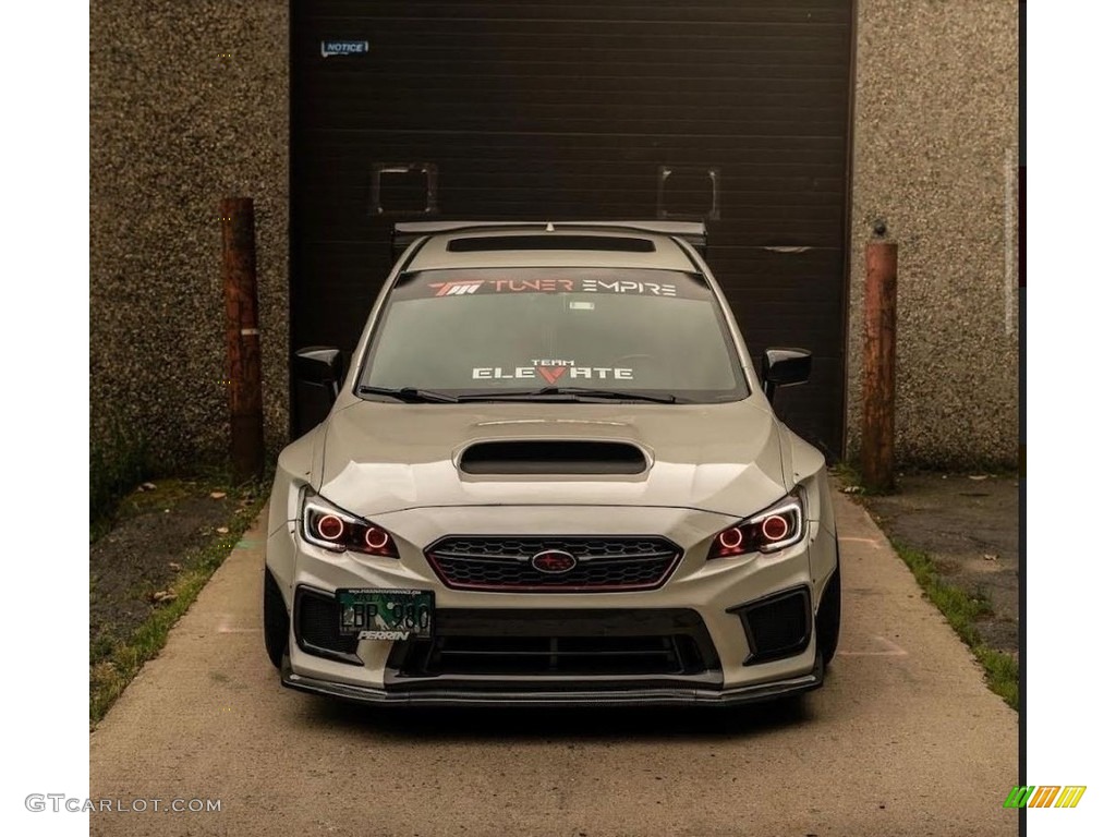 2018 WRX Premium - Crystal White Pearl / Carbon Black photo #3
