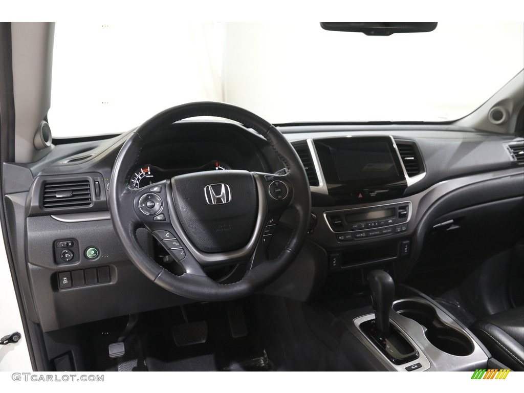 2017 Pilot EX-L AWD - White Diamond Pearl / Black photo #6