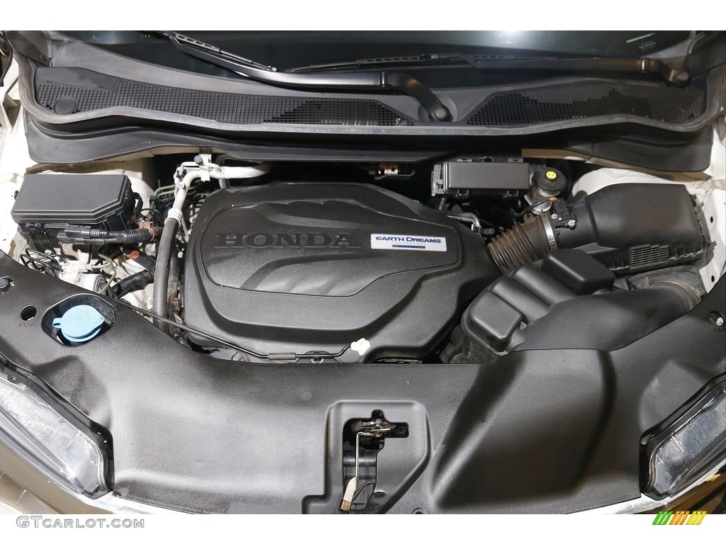 2017 Pilot EX-L AWD - White Diamond Pearl / Black photo #21