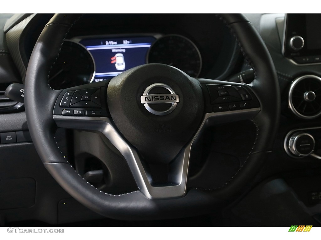 2021 Nissan Sentra SV Charcoal Steering Wheel Photo #145864693