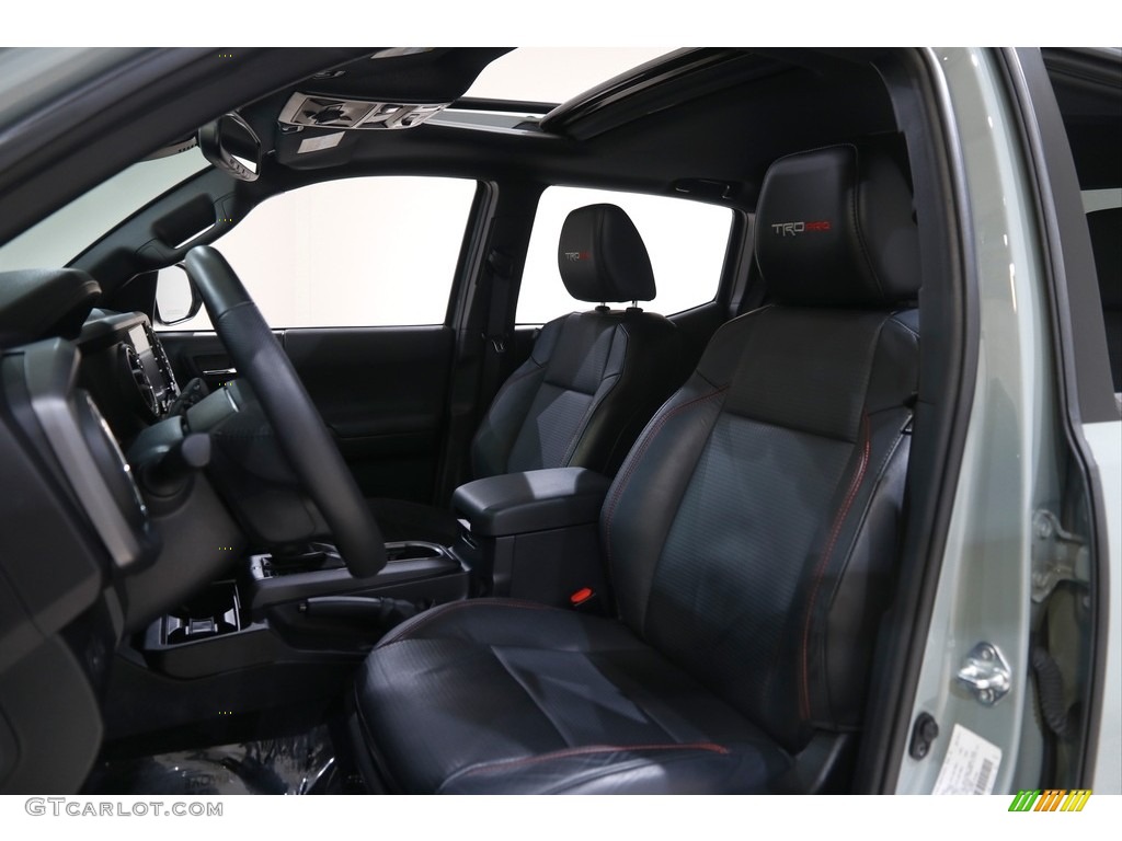 Black/Red Interior 2021 Toyota Tacoma TRD Pro Double Cab 4x4 Photo #145864834