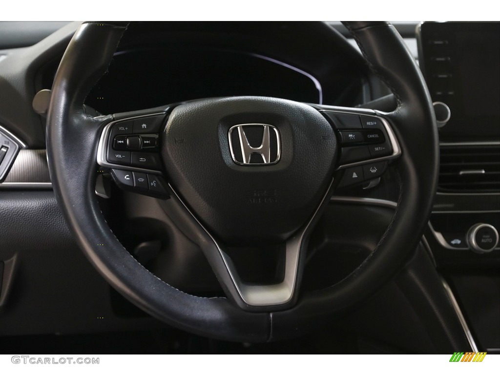 2021 Honda Accord Sport SE Black Steering Wheel Photo #145864972