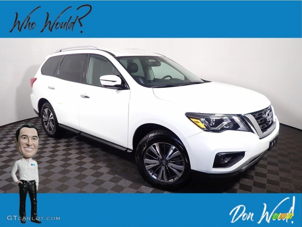 2020 Pathfinder SL 4x4 - Pearl White Tricoat / Charcoal photo #1