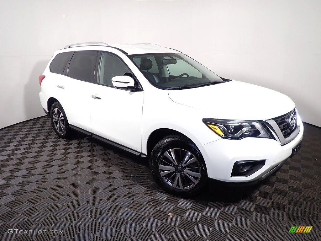 2020 Pathfinder SL 4x4 - Pearl White Tricoat / Charcoal photo #4