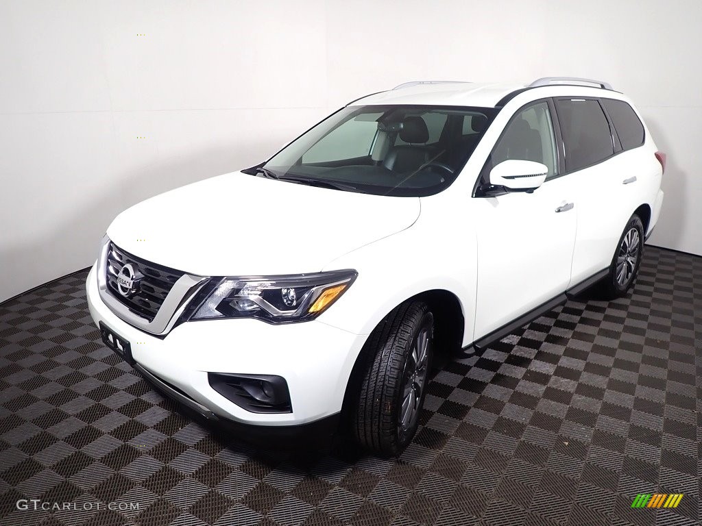 2020 Pathfinder SL 4x4 - Pearl White Tricoat / Charcoal photo #9