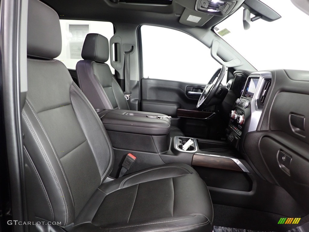 Jet Black Interior 2020 GMC Sierra 1500 SLT Crew Cab 4WD Photo #145865692